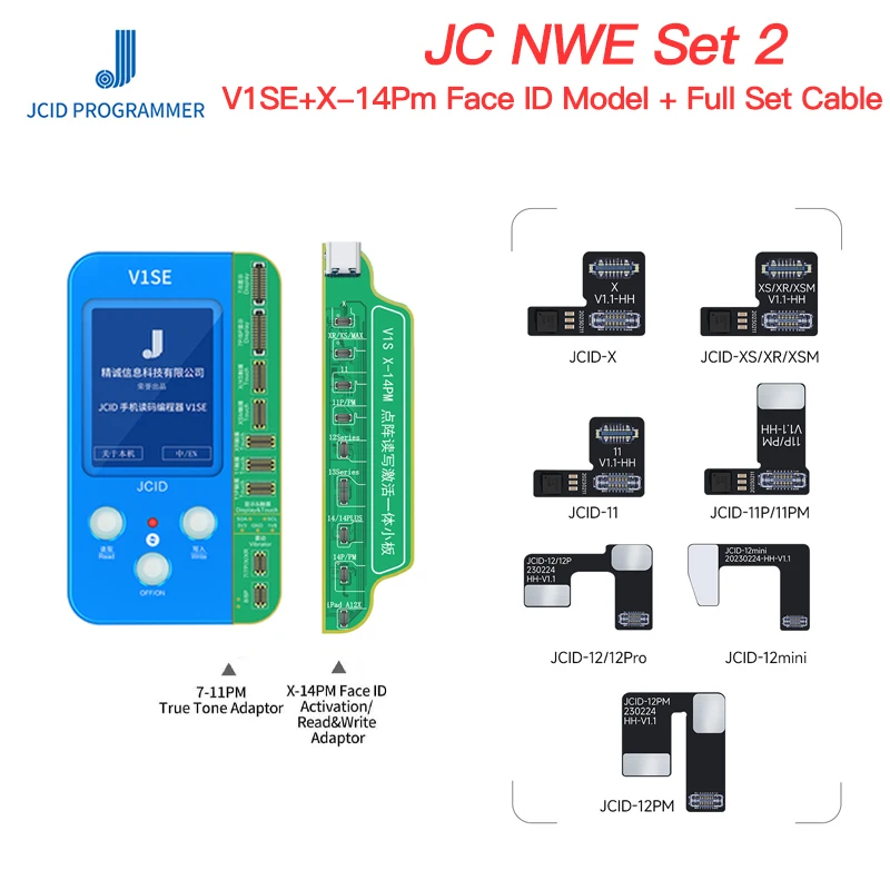 JCID Non-removal Face ID Repair FPC Flex Cable for IPhone X-12PM Face ID Issues Without Soldering Face Id DOT-Projector Fix Tool