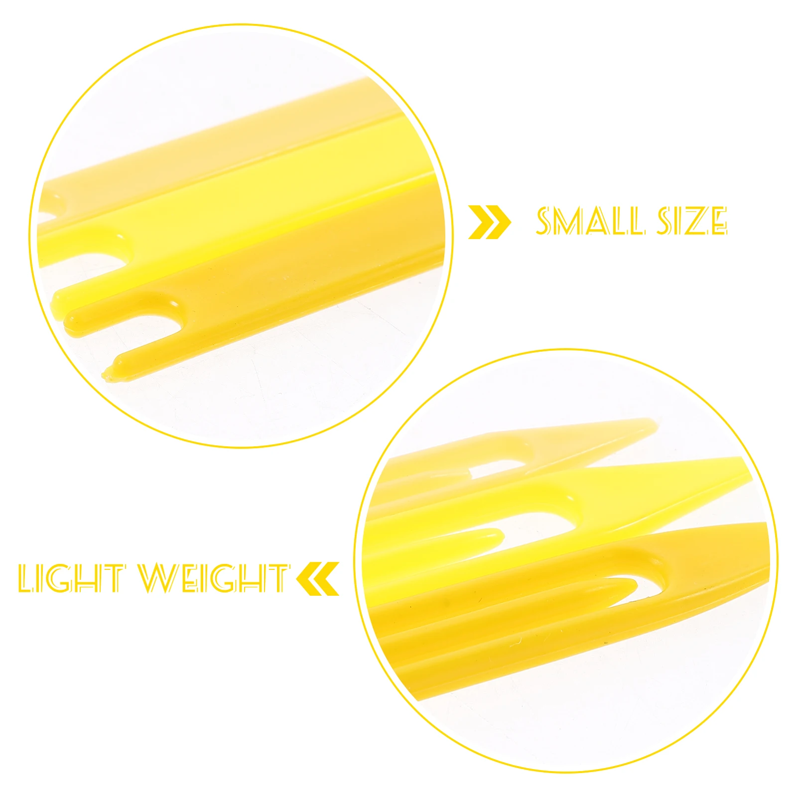 

20pcs Repair Kit Plastic Mending Shuttles Tools for Knitting Casting Nets Net Mending Net Shuttles Needle Needle Set