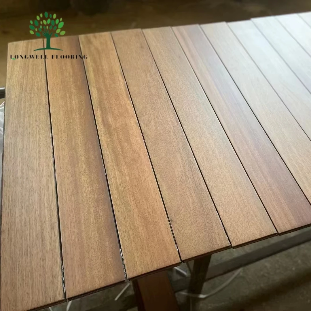 Versión personalizada, piso interior de madera maciza de teca maciza de 18 mm de espesor, piso de madera dura