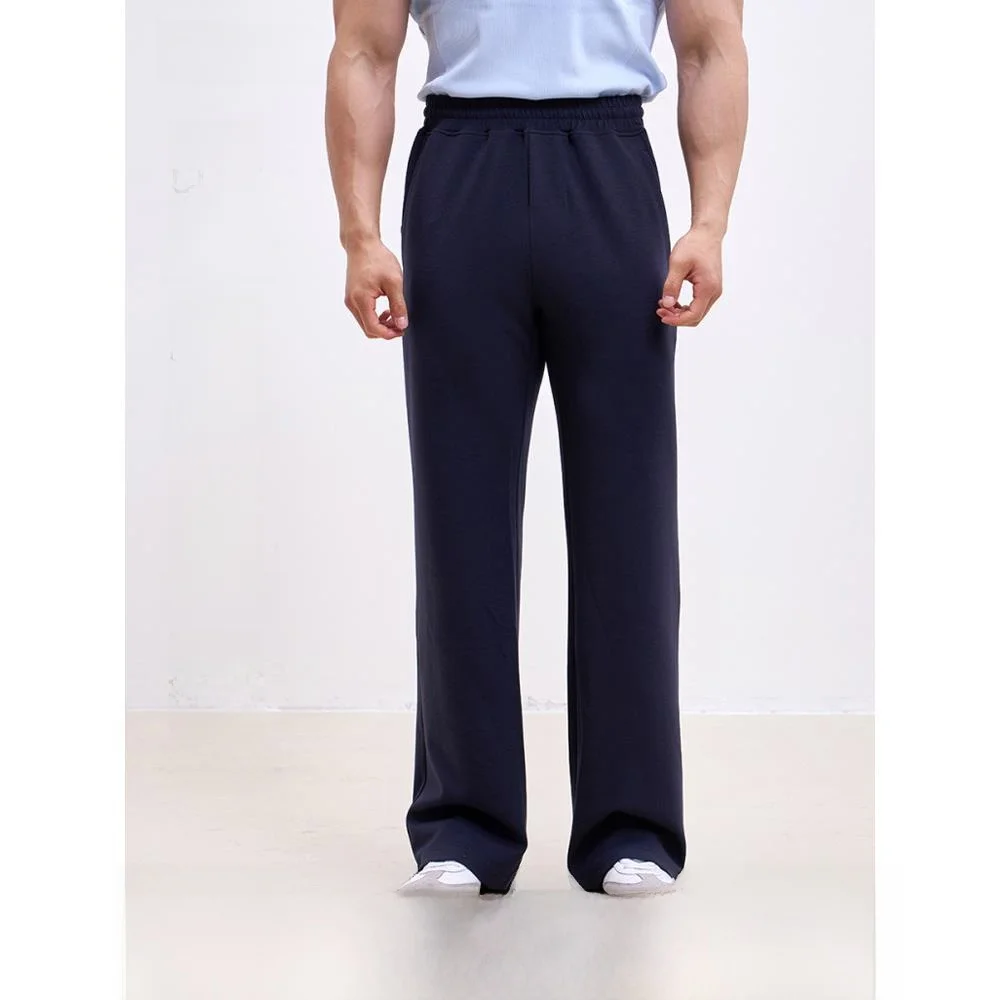 

Легкие прямые повседневные спортивные брюки, свободные драпированные дышащие тренировочные длинные брюки для мужчин, осенний сезон