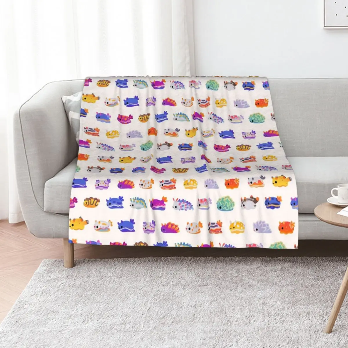 Sea Slug Day - bright Throw Blanket Sofa Quilt Retros Luxury Thicken Bed linens Multi-Purpose Plush Blankets