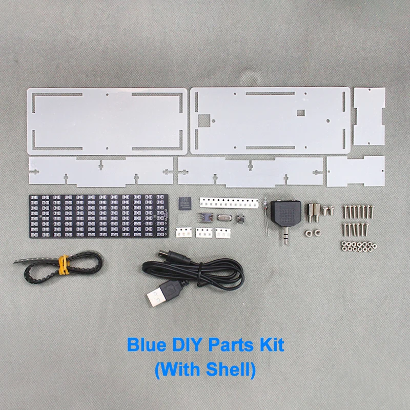 DIY Music Spectrum Level Indication Animation SCM LED Display Production Kit SMD LED Flash Electronic Training DIY Parts Sh images - 6