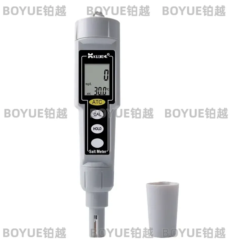 Digital Pen Salinity Meter Portable Tester with ATC Function for Aquarium Drinking Water Aquaculture