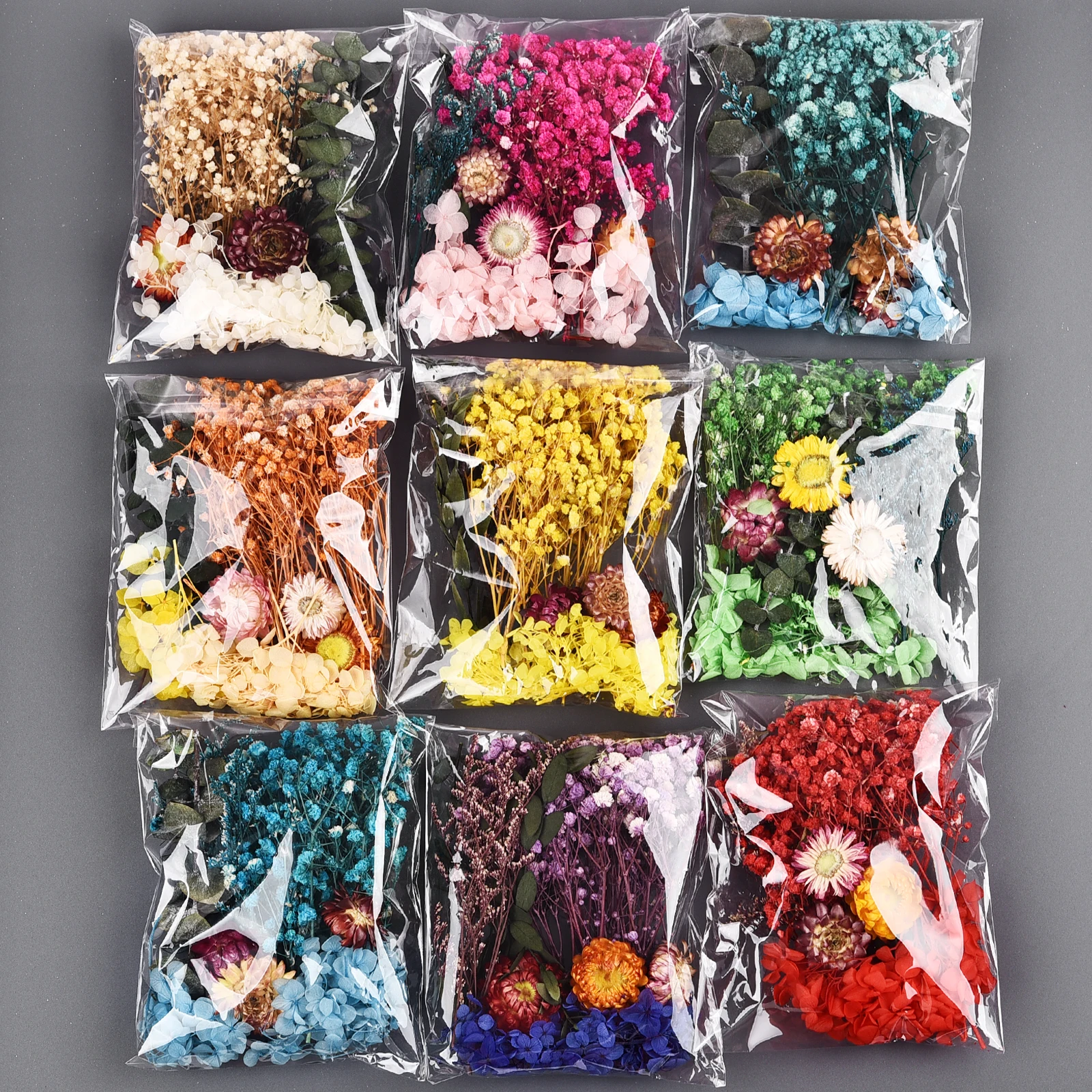 1Bag Dried Flowers For Epoxy Resin Mold Filler Dry Plants DIY Candle Earring Pendant Mold Crafts Filling Jewelry Making Supplies