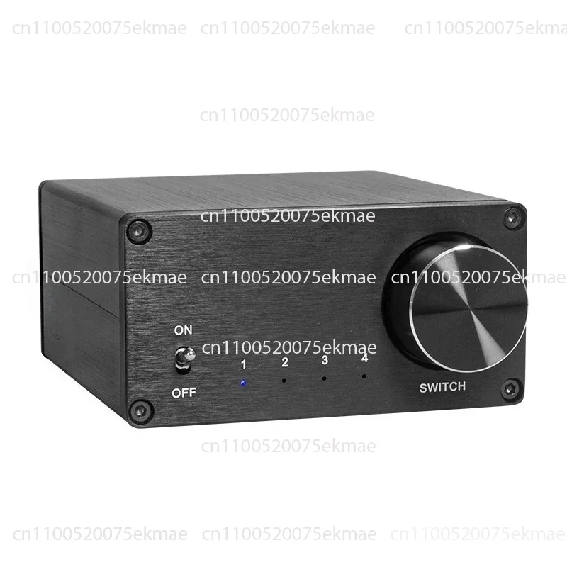 4-in-1-Out Stereo Audio Switcher Lossless Sound Selector