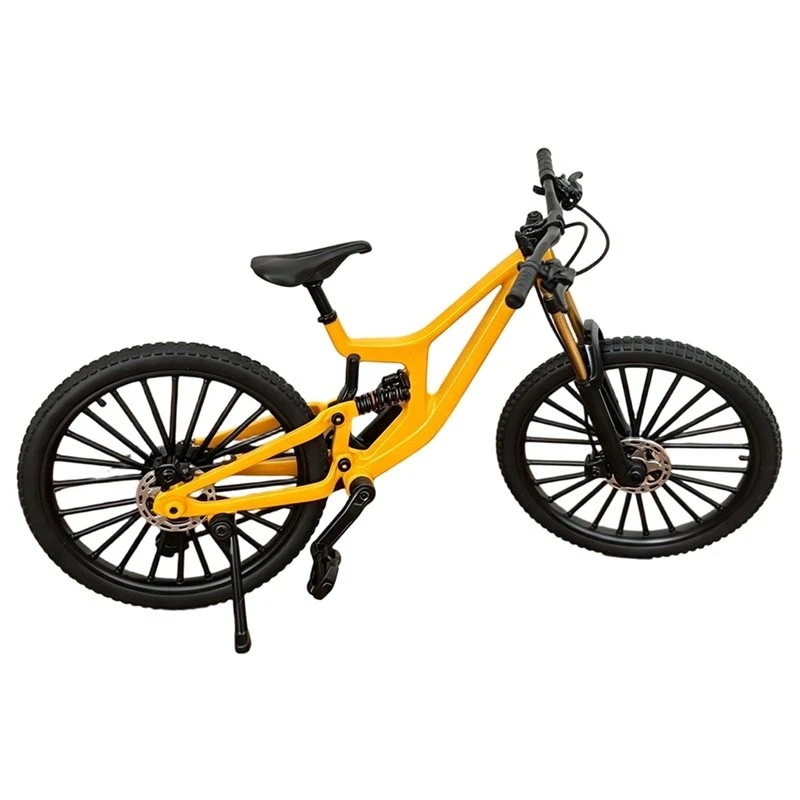 ABUM-New Simulated Metal Die-Cast Mini Finger Mountain Bike Collectible Gift Toy For Ages 14 And Up