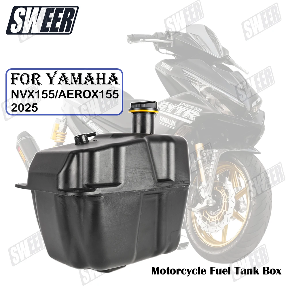 

8.6L Motorcycle Oraiginal Engine Fuel Tank Compatible with Yamaha NVX155 AEROX155 2025 Motorcycle Fuel Gas Tank Large Capacity