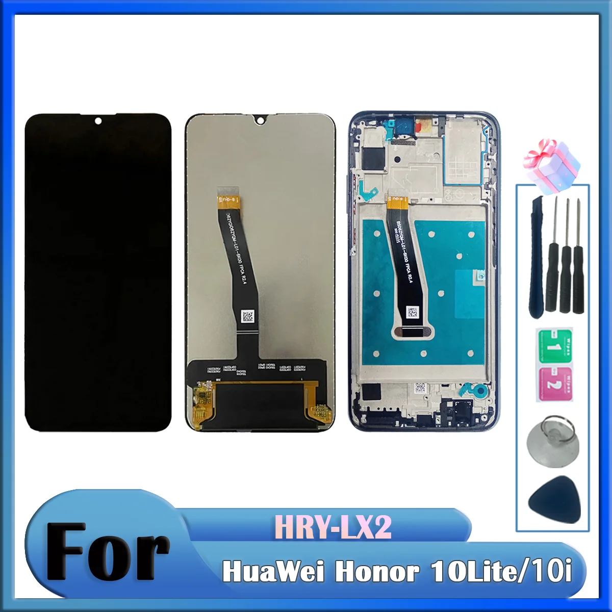

ЖК-дисплей 6,21 дюйма для Huawei Honor 10 Lite, сенсорный экран в сборе для Honor 10i, Замена ЖК-дисплея