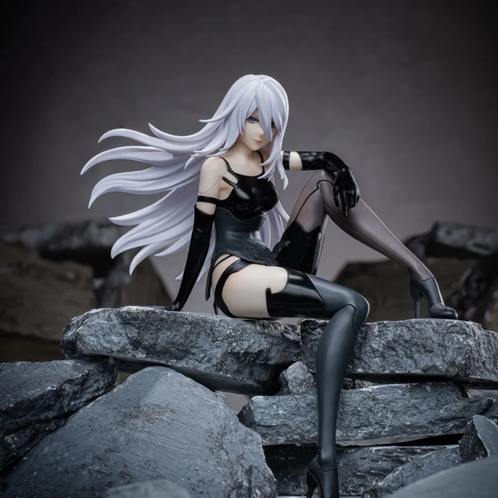 14cm Ko A2 Figure Nier:Automata Noodle Figure A2 Yorha Type A No.2 Anime Action Figure Game Model Collectible Toys Gif