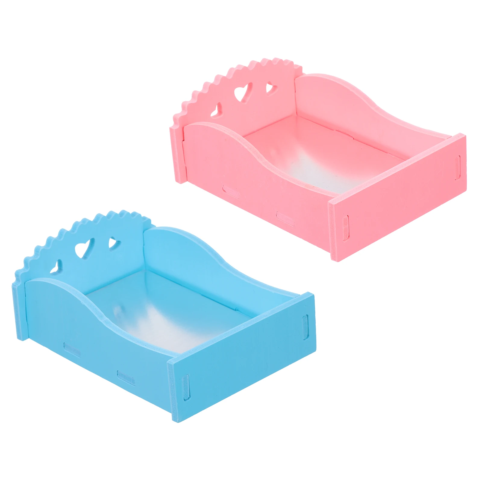 

2 Pcs Pet Hamster Summer Cool Bed Small Animal Mat Sleeping Pad Cooling Bedding