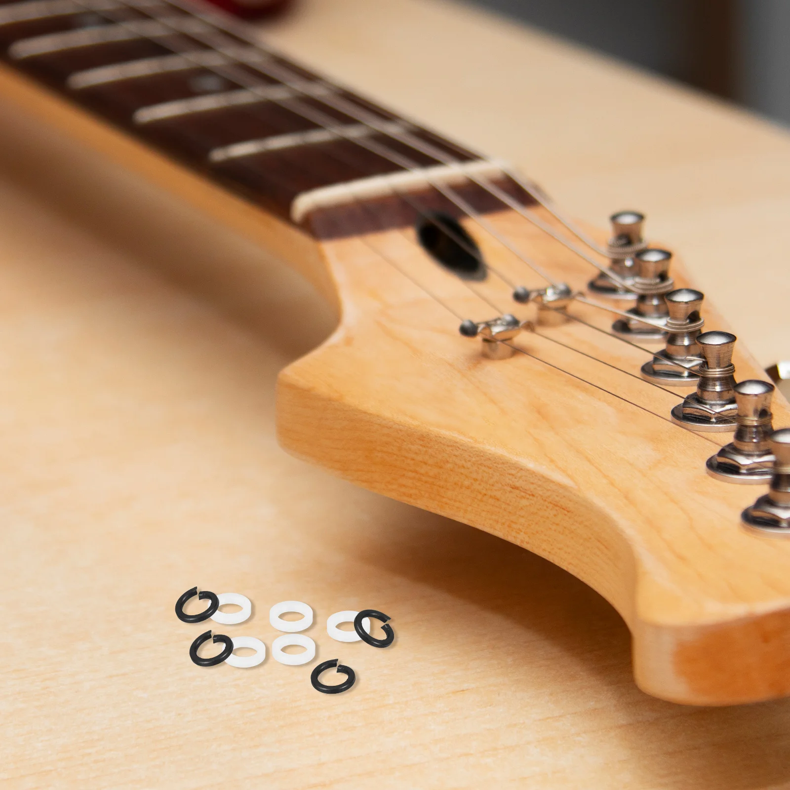 

10 Pairs Guitar Tuner Handle Bushing Plastic Replaceable Peg Washer Gasket Professional Guitar Spacer Fits Electric Acoustic
