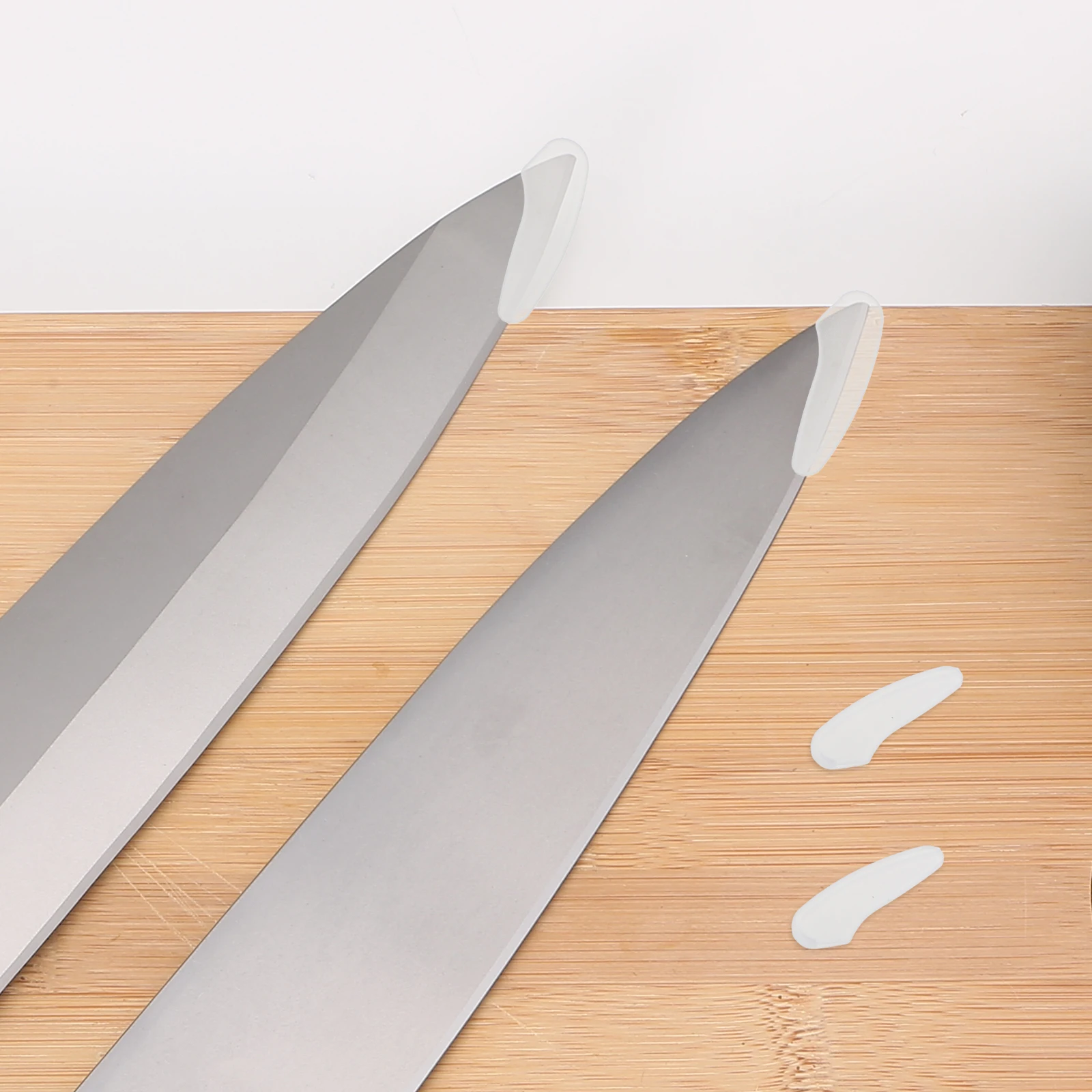 

300Pcs Cutter Tip Protector Covers Soft Plastic Anti-Scratch Transparent Sleeves Household Universal Knife Tip Guards
