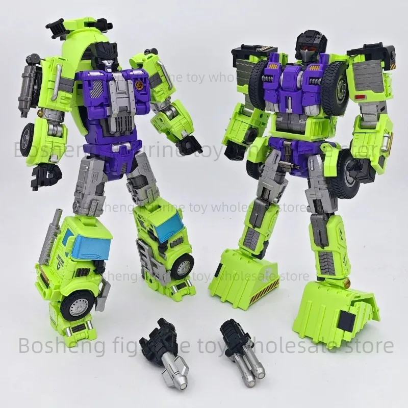 [Na Stanie] Mecha Invasion GLA-01 GLA-02 22cm GIANT LEGION Devastator Transformowalne Zabawki Scrapper Mixmaster Figurka Akcji