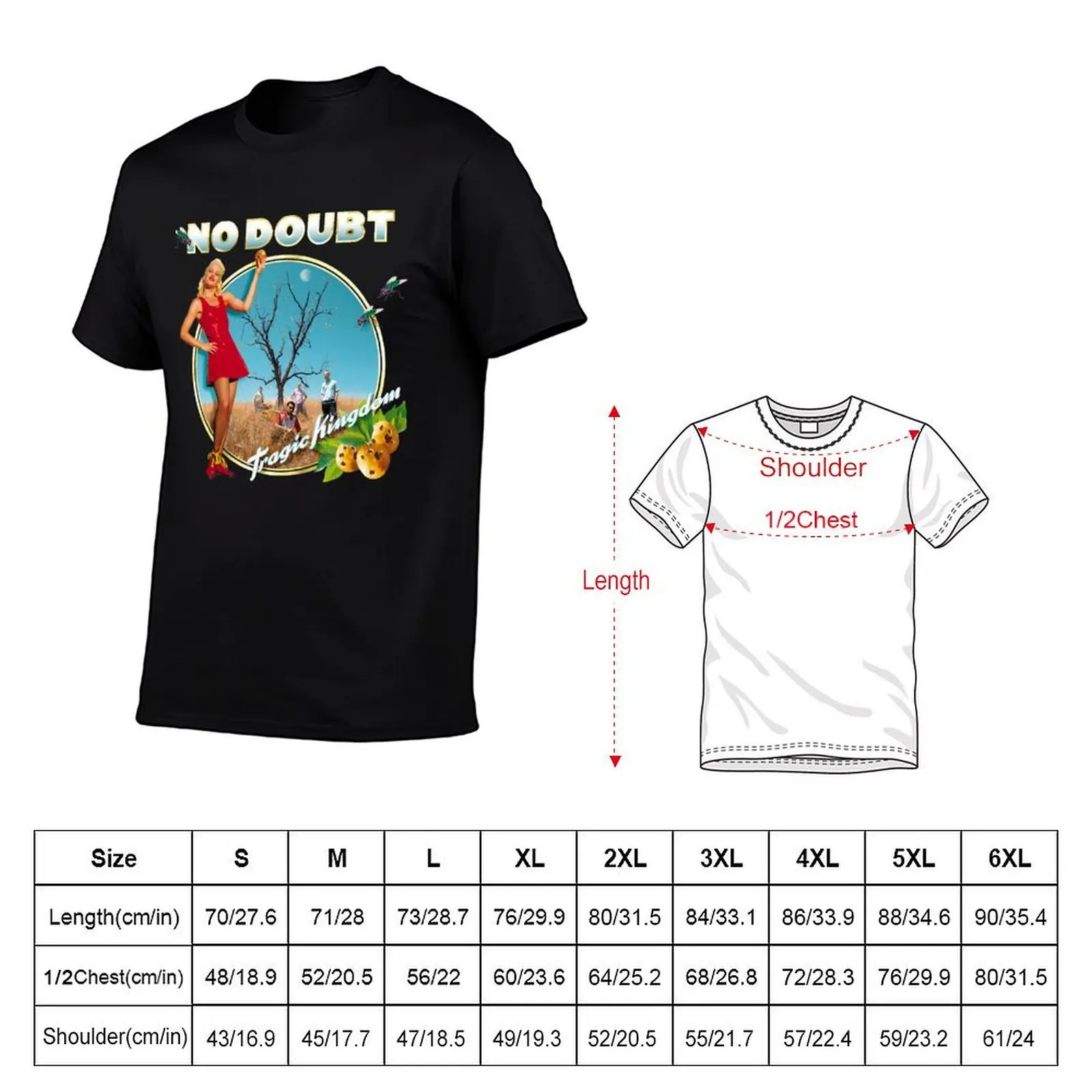 No Doubt Band Tragic Kingdom T-Shirt Simple Graphic Design T-Shirt