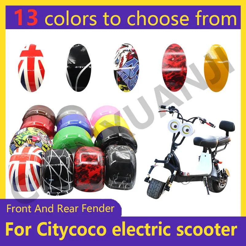 

For Citycoco Electric Scooter Plastic Accessories Parts 10x6.00-5.5 10x6.00-6 Shell Flaps Front or Rear Fender Mudguards