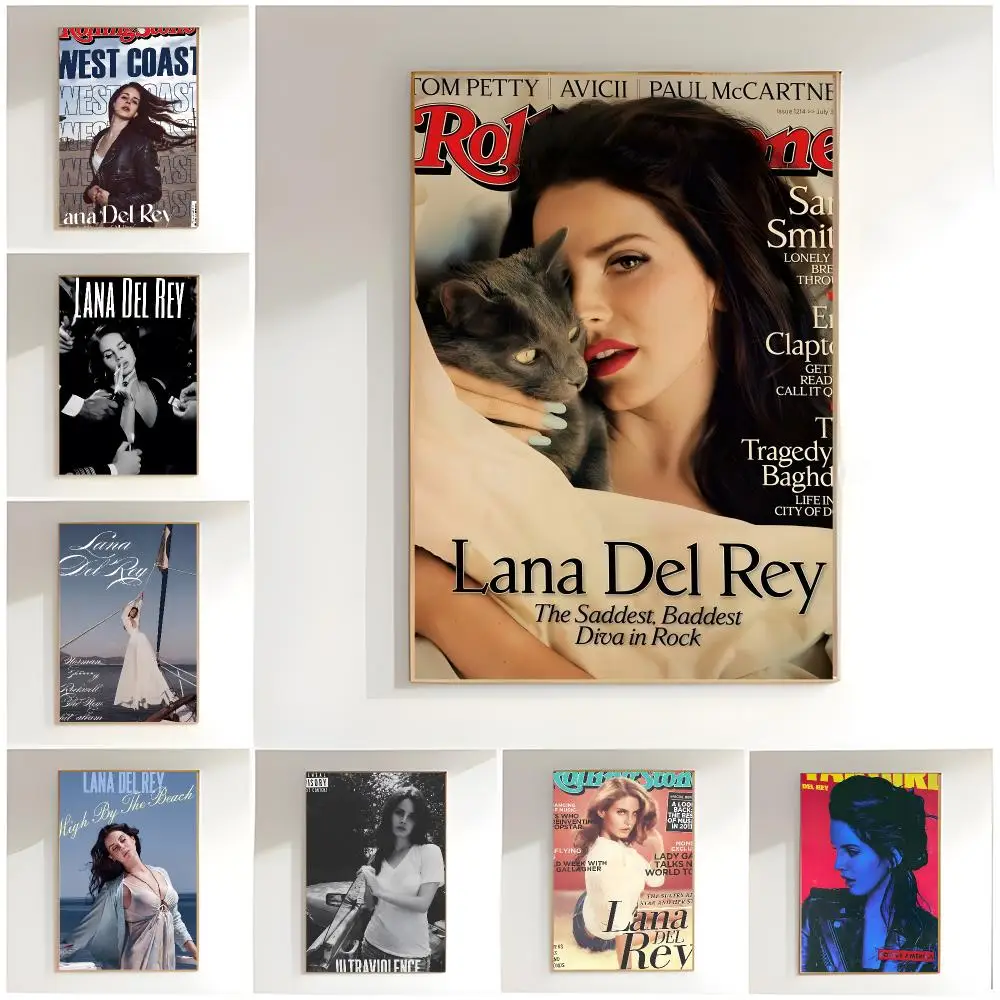 dream pop Lana Del Rey Poster Classic Wall Art  Home Decor  Peel and Stick Unframed