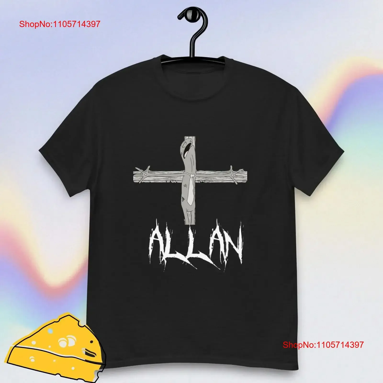 Smiling Friends Allan Red Metal Punk Rock band Parody classic tee shirt t vintage Washed fashion Slightly Stylish Unisex Soft
