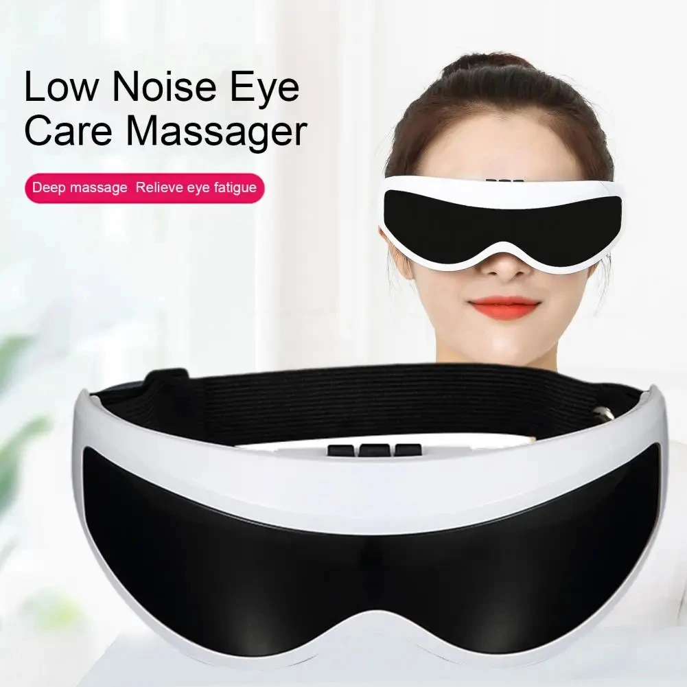 Eye Care Massager Without Side Effects  Effective Low Noise Adjustable Buckle Eye Massage Instrument  22 Magnets Therapy Tool