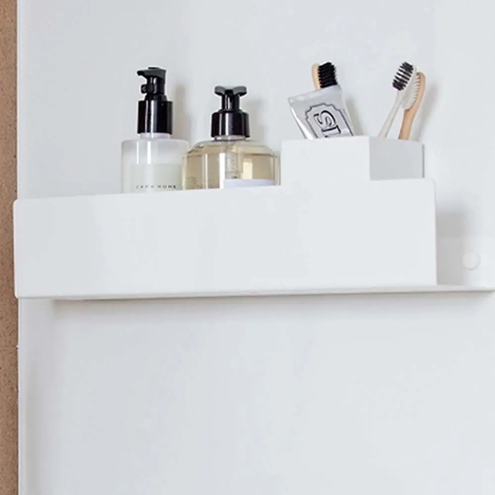 

Wall-mounted Bathroom Storage Rack Space Saving Anti Rust Stainless Steel Storage Shelf Durable Sturdy Shower Drain Rack