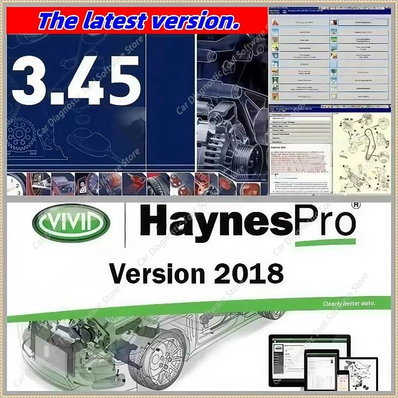 2026 Latest Auto Data 3.45 Car Software + vivid HAYNES PRO 2018 AtrissStakis Technik Workshop DATA Multi languages Windows 10
