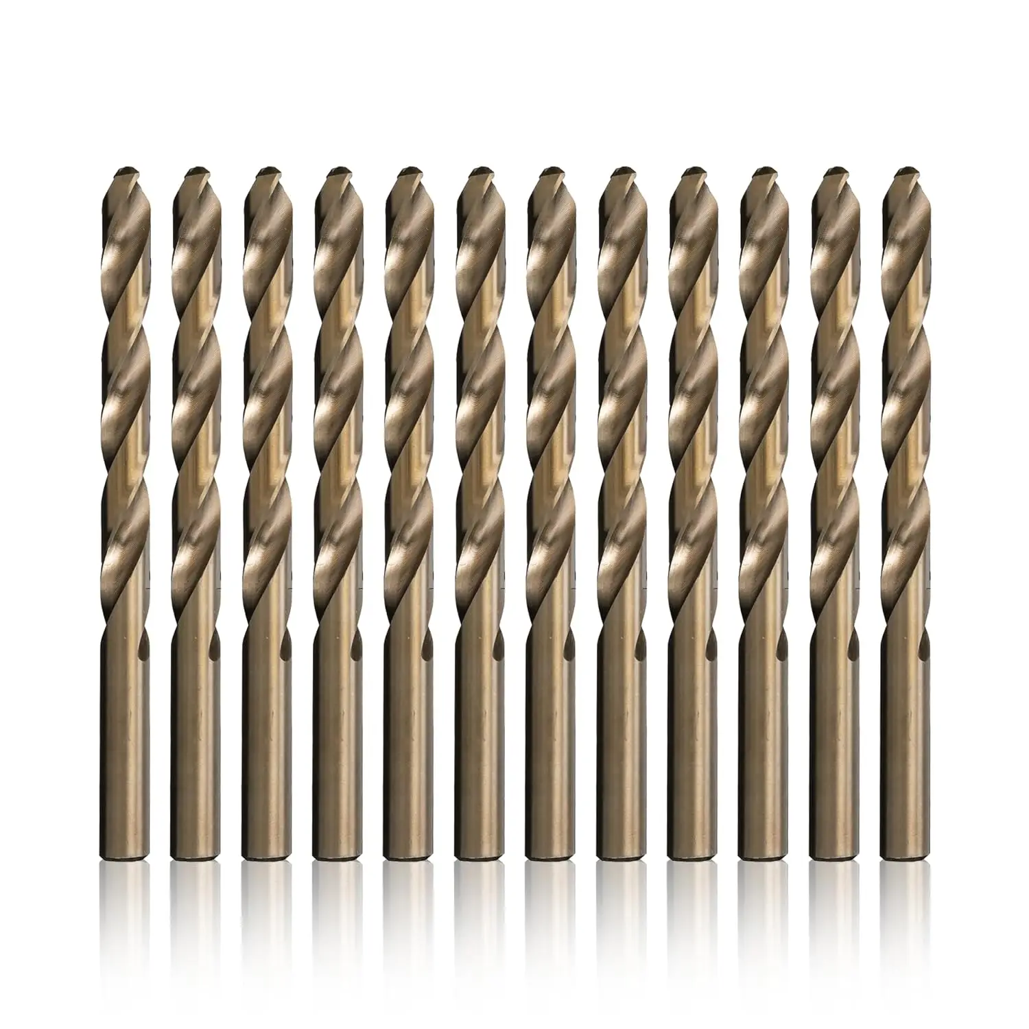 

Cobalt Heavy Duty Drill Bit Set (12-Pack) for Stainless Steel & Hard Metals