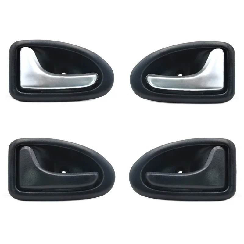 Left/Right Car Interior Door Handle Knob Hand Handles for Renault Clio 1999-up Scenic 1999-2005 Megane 1998 1999 2000 2001 2002