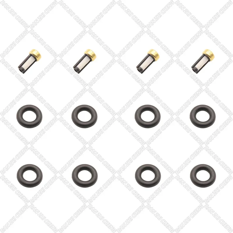 Filtros Orings sellos ojales kit de servicio de inyector de combustible filtro para VW Van Goli Parati Santana Saveiro Polo 1,6/1.8L IWP-044