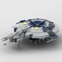 643PCS Droid Gunship Space War Weapon MOC SpaceShip Battle Model Building Block Architecture DIY Education Assembly Model Gift