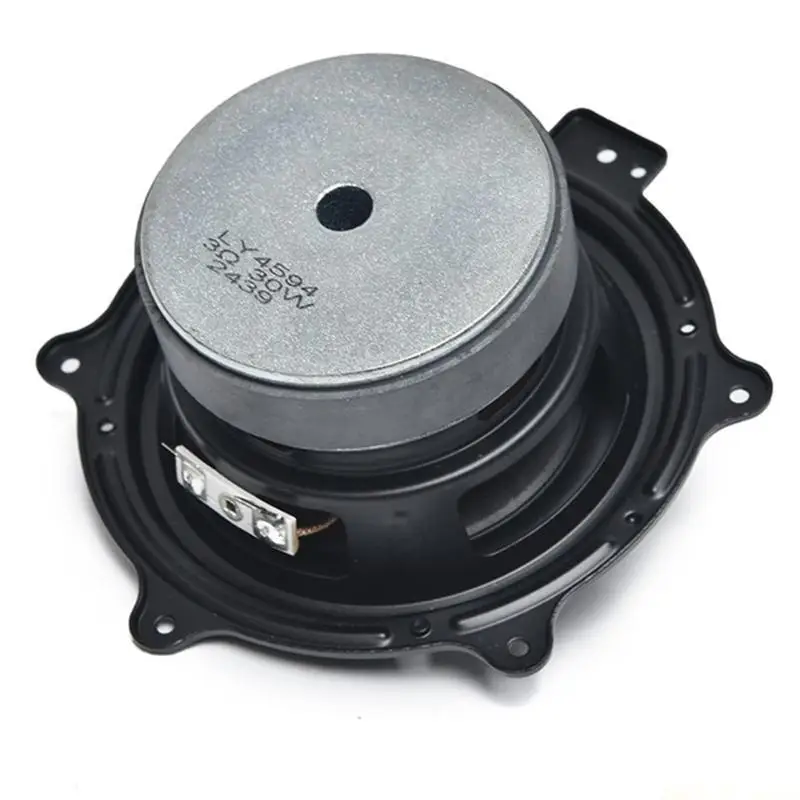 

M5TD 4inch Circular Hexagons Folded Edges Speaker Unit 30W 3Ohm Subwoofer for Portable Sound Systems