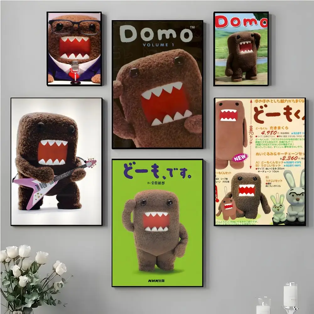 Lovely Classic Film Domo-kun Poster High-definition poster stickers ideal gifts for bedrooms living rooms hallways  great