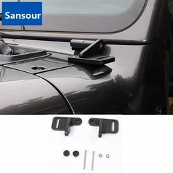 Car Hood A Pillar LED Light Lamp Bracket Mount Kit for Jeep Wrangler JL Gladiator JT 2018 2019 2020 2021 2022 Accessories