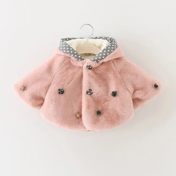 

Newborn Baby Girls Faux Fur Coat Winter Children Christmas Jacket Warm Little Girls Snow Coat Toddler Outerwear Kids Clothes