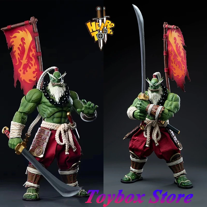 Hero Toys 1/10 Orc Sword Saint Samro Green Monster Action Figure Adventure Game Original 19.5cm Full Set Solider Fans Collects