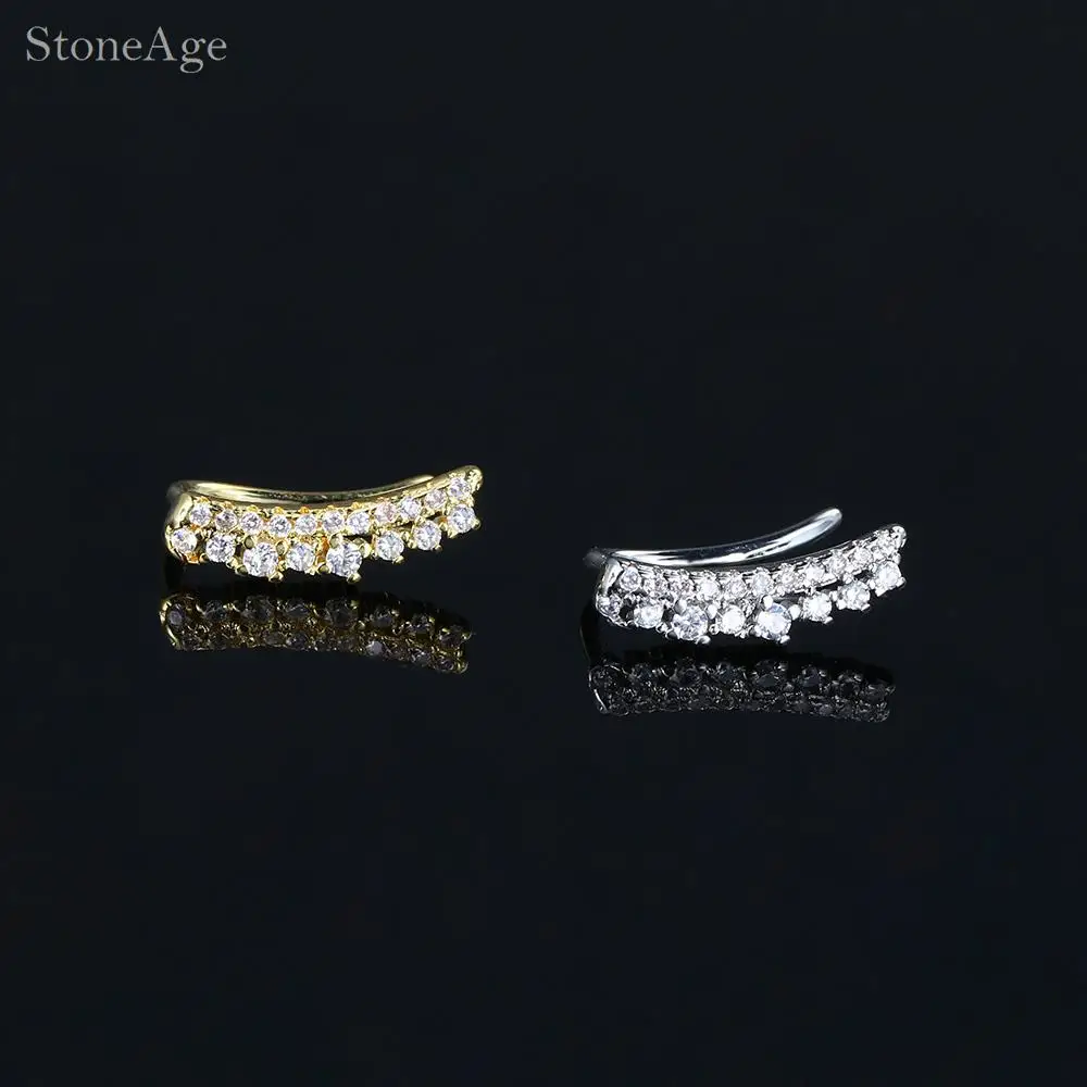 1 Stück Kristall-Schmetterling Daith-Piercing Ohrknorpel-Ohrringe für Frauen Edelstahl Schraub-Helix-Ohrstecker Ohrschmuck – Detail 5