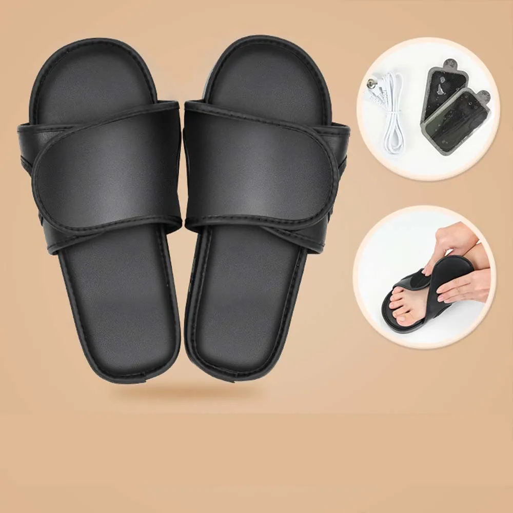 Feet Massage Slippers Foot Reflexology Acupuncture Therapy Massager Walk Shoes