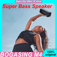  BOGASING M4 40W Bluetooth Speaker Subwoofer Portable Outdoor IPX7 Waterproof Home Use DSP Chip 6600mAh Stereo Sound Speakers