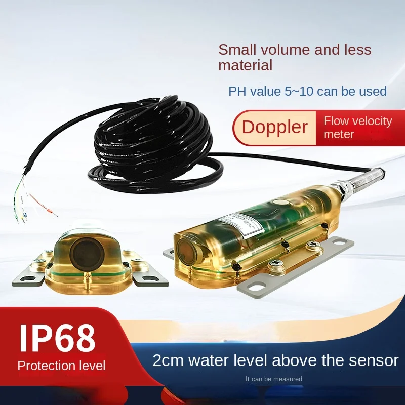 Ultrasonic Doppler velocity meter is small in size, less hanging material, and small pipes can measure Doppler flow sensor