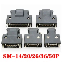 1PC SCSI Connector MDR 14 20 26 36 50 Pin Male Plug for Panasonic Yaskawa Mitsubishi Delta Servo Motor Drive Control Connector