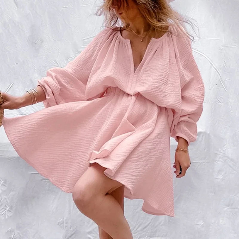Women's Elegant Pink Puff Sleeve Top & Mini Skirt Set 2024 New Summer Temperament Commuting Women Fashion Skirts Outfits 2 Piece