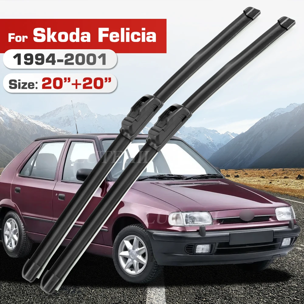 

Стеклоочиститель для Skoda Felicia 1994-2001 1995 1996 1997 1998 1999 2000 передние щетки лобового стекла щетка 20 "+ 20"