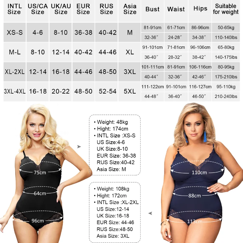 Ohyeahlady New Modal Casual Pajamas Crotchless Teddy Lingerie Curve Stretchy Bodysuits Oversized Lace V Neck Rompers Jumpsuits