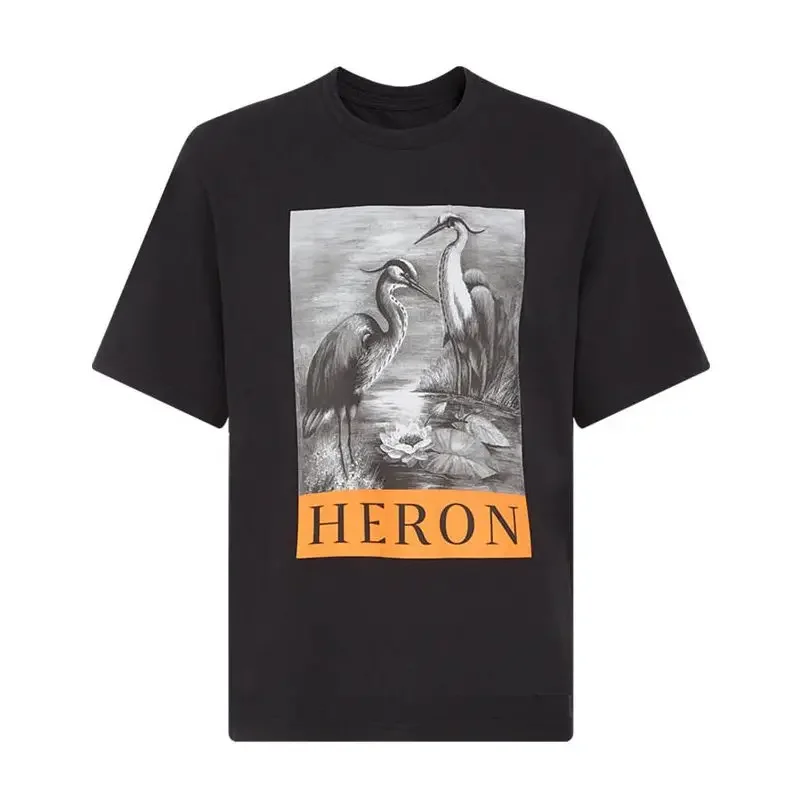 

Summer luxury men's T-shirts, fashionable new bird print T-shirts for men, casual high-quality top T-shirts for men