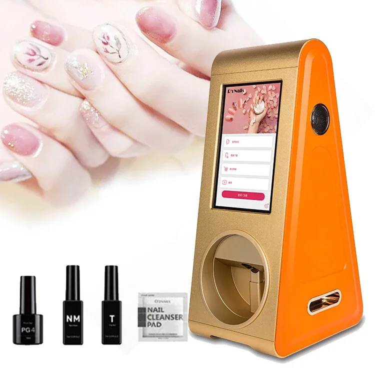 2022 Amazon Best Seller Five Finger Intelligent Nail Art Printer Ongles D Imprimante Impresora De Unas O2 Painting