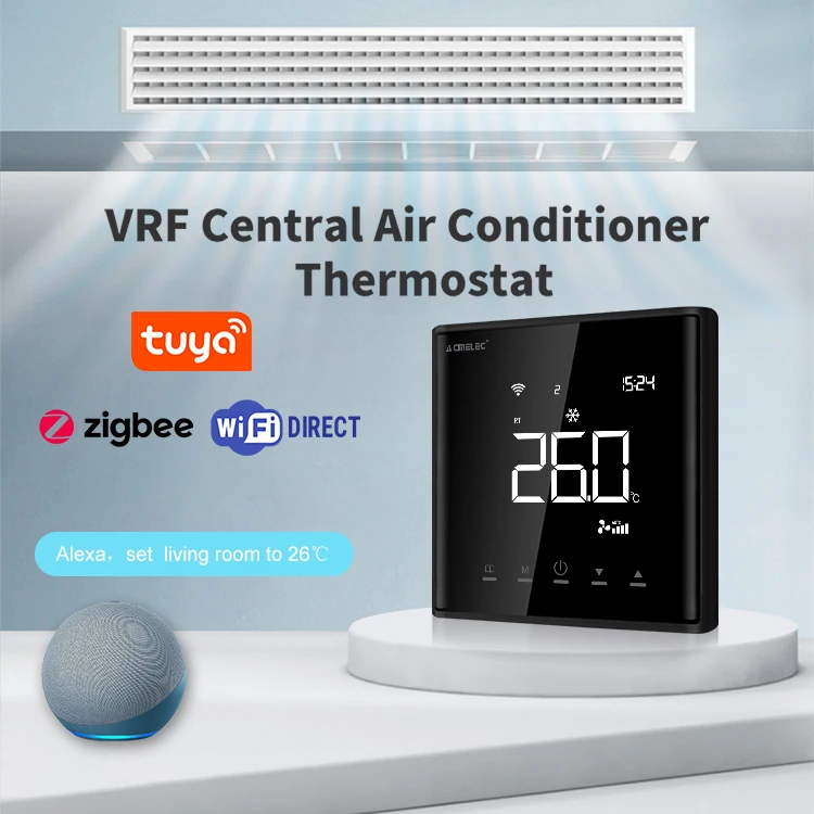 Intelligent VRV Thermostat for Fujitsu Mitsubish Smart Tuya Wifi Control for Gree Midea Work with Alexa Yandex Google