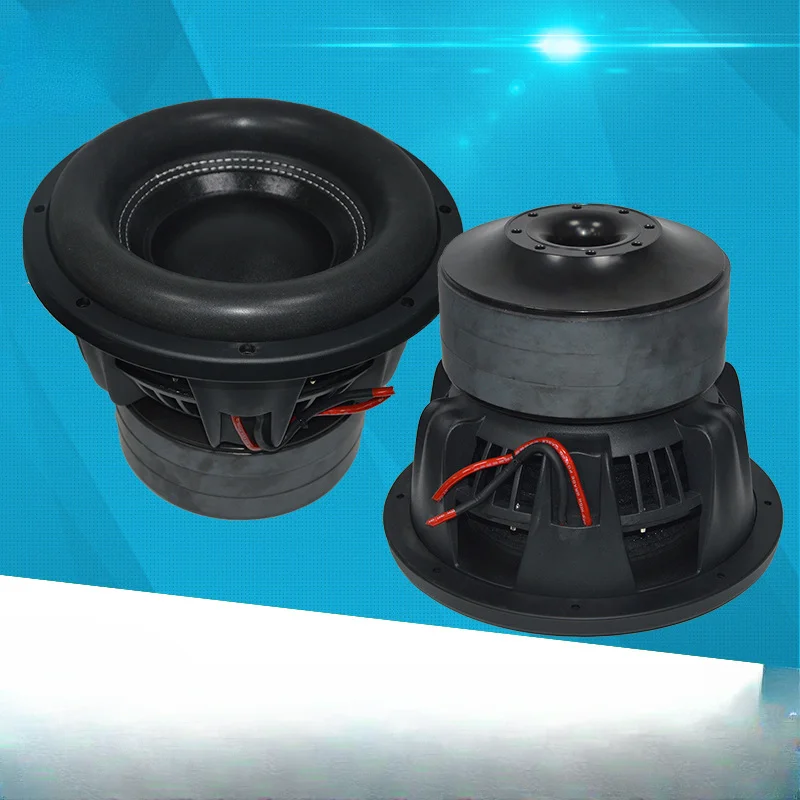 Car audio speaker 12-inch double voice coil 100-core high-power bass modified cannon side subwoofer speaker