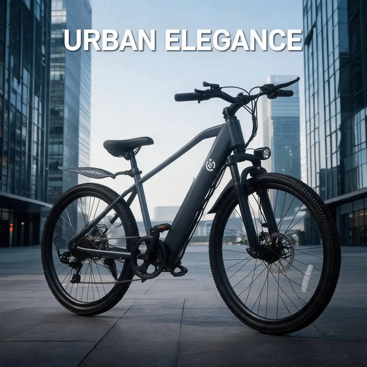 High-rise Parking E-bike, 500W Motor, 26 inch wheel, mechanical disc brake, pedal assist, removable lightweight battery, convenient indoor charging