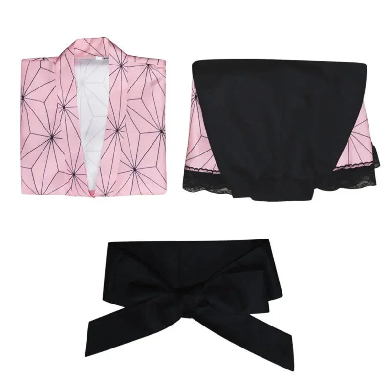 2025 yiyi Demon Slayer Anime Inosuke Kamado Nezuko disfraz de Cosplay Kochou Shinobu vestido de sirvienta de Halloween traje para mujer