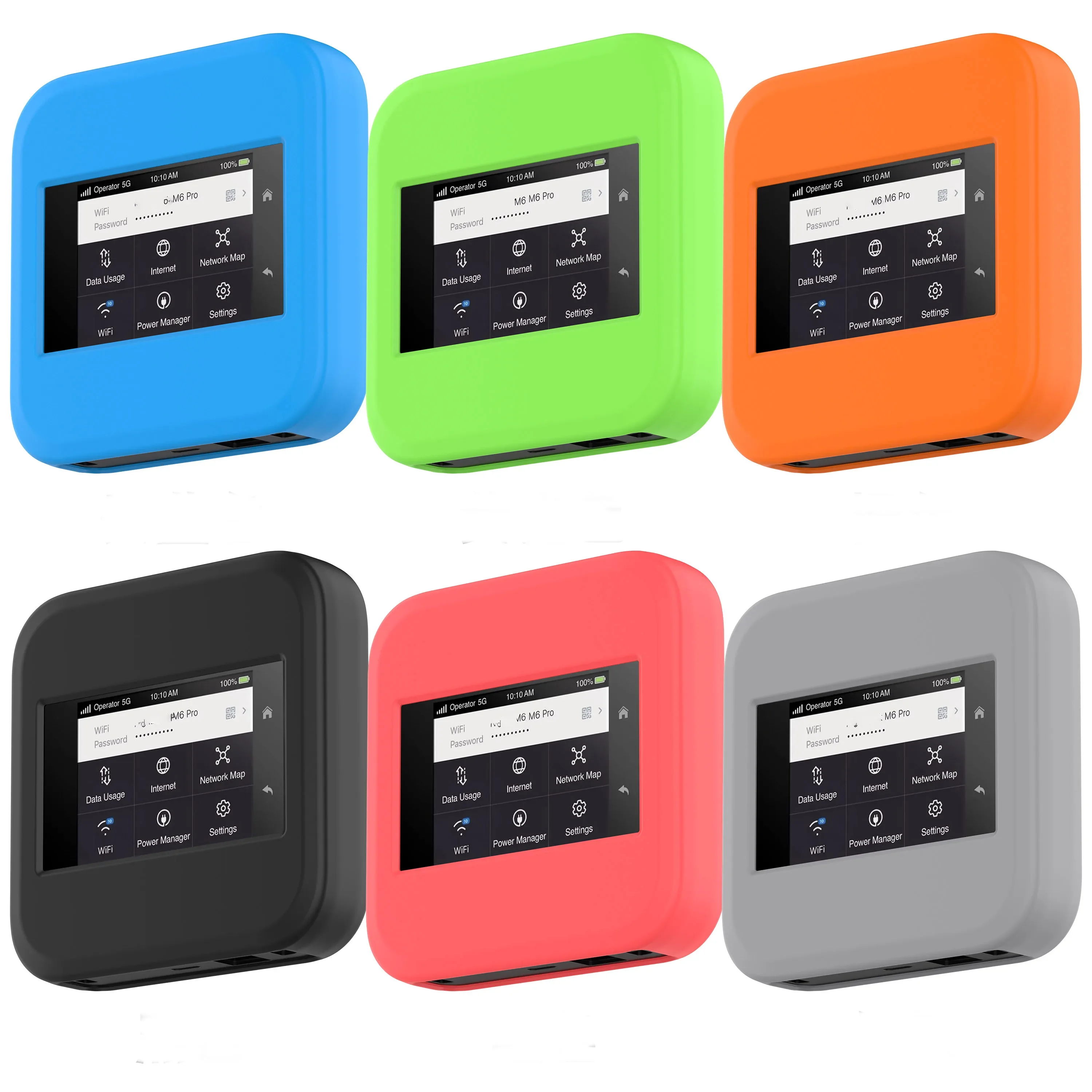 Silicone Cover for Nighthawk Netgear M6 Pro/M6 Mobile Router Protective Sleeve Soft Skin Scratchproof Cover Protector Case