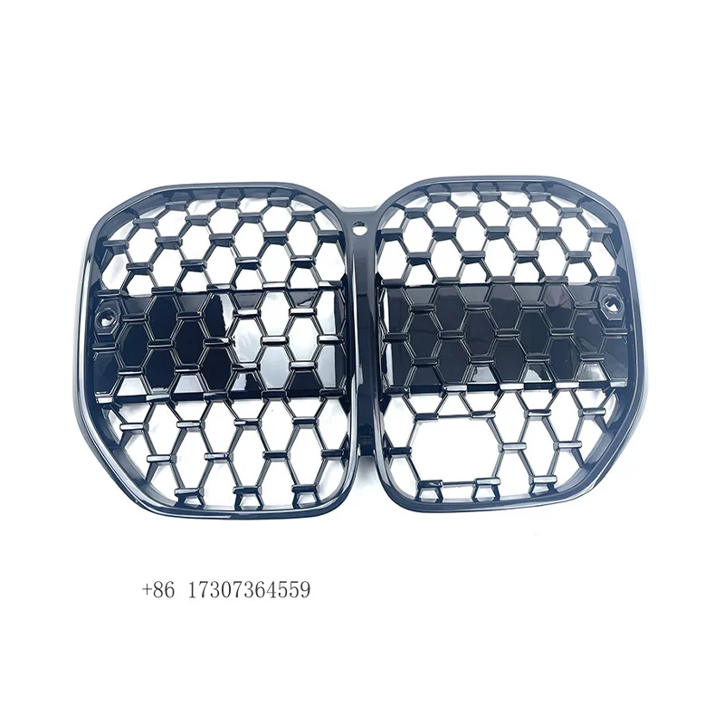 2021-2025 for BMW 4 Series G22 Front Bumper Single Line Centre Mesh Intake Grille with Bracket Single Bar ABS New Condition