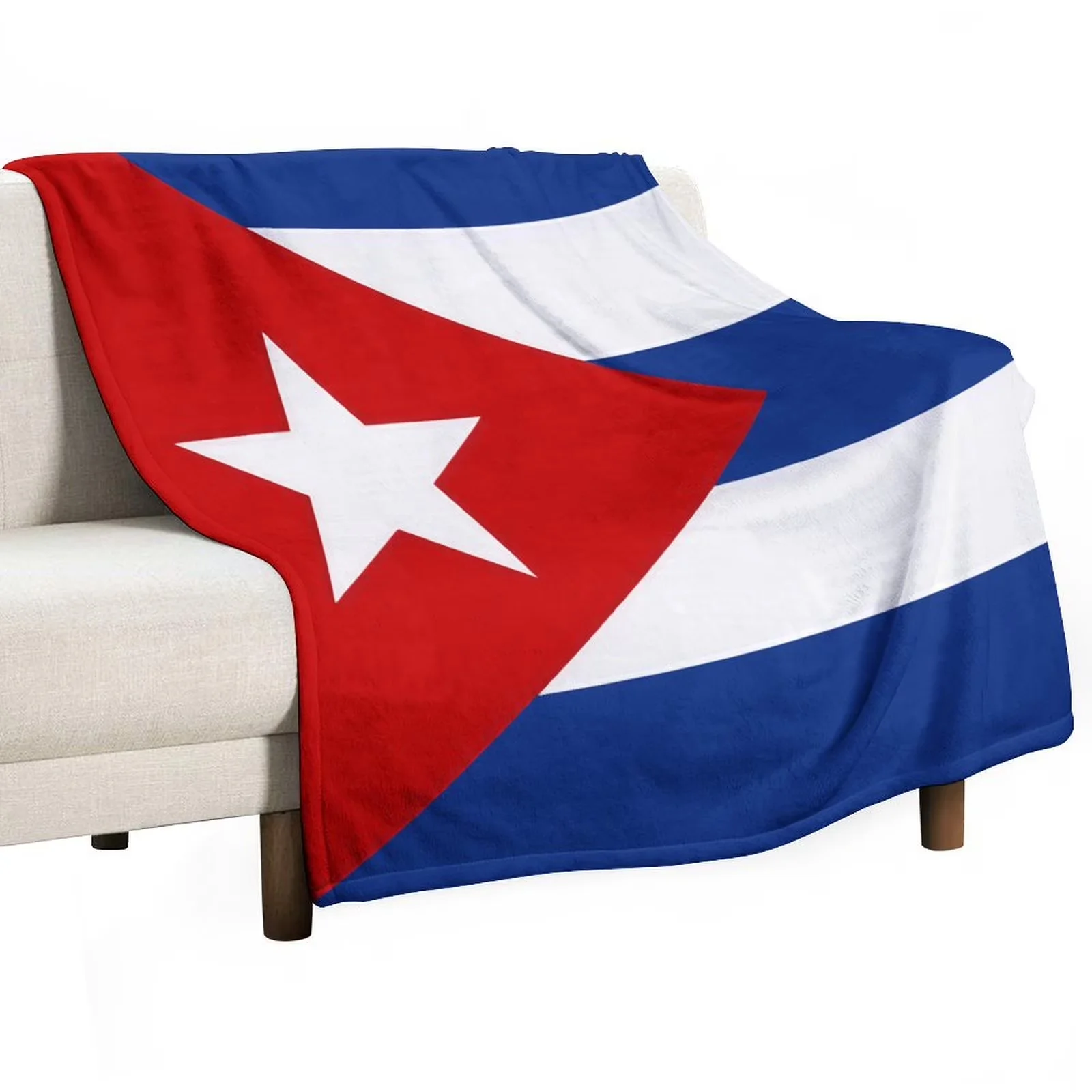 Flagicts 100% Cotton Cute Cuba Flag Throw Blanket